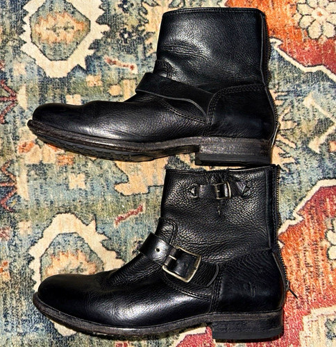 Frye black leather - frye,