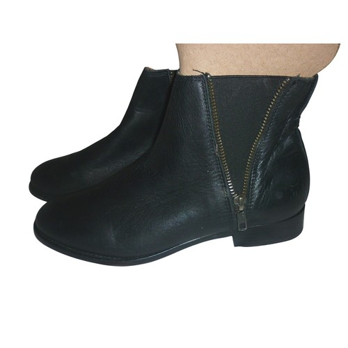 Frye carly black leather - carly,